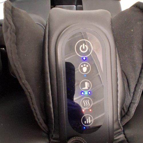CONFIER 2-IN-1 FOOT AND CALF MASSAGER & FOOT REST - BLACK - (MODEL:CF-5001-CA) image 2