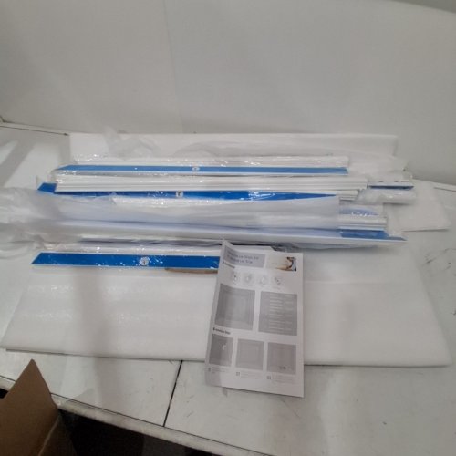 34PK PEEL AND STICK MOLDING TRIM FOR WALLS - WHITE image 2