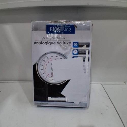 BIOS LIVING PREMIUM ANALOG SCALE - 330LB CAPACITY - BLACK/WHITE (MODEL: SC404) image 4