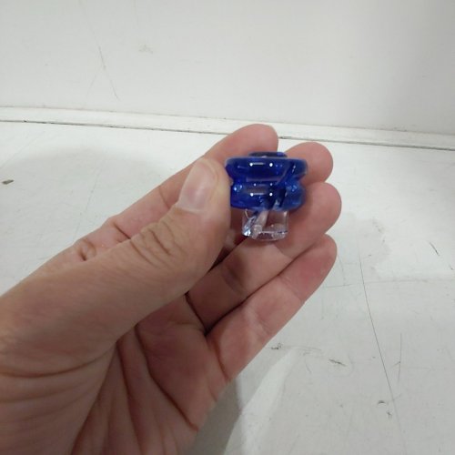 ONE TRICK PONY (OTP) CARTA ROCKULUS GLASS CARB CAP FOR DAB RIGS/MARIJUANA ACCESSORIES - TRILLIAN BLUE image 3