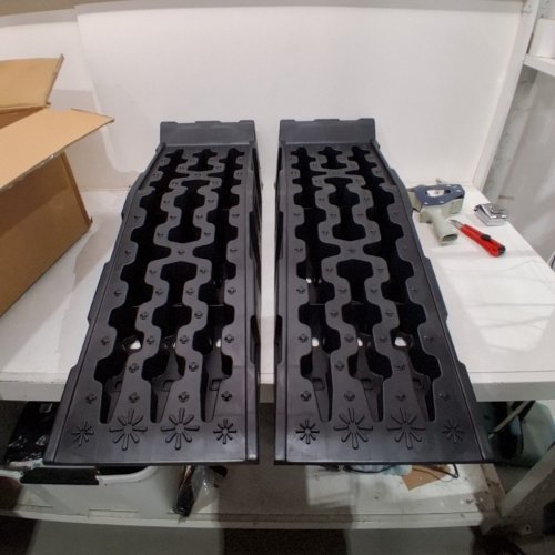 2PK TOWKING HEAVY DUTY CAR RAMPS FOR OIL CHANGES AND LIFT - 35.6" X 12" X 7" - 6500LB MAX PER RAMP - BLACK (MODEL: CR992002) image 2