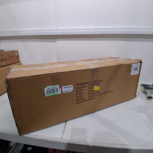 2PK TOWKING HEAVY DUTY CAR RAMPS FOR OIL CHANGES AND LIFT - 35.6" X 12" X 7" - 6500LB MAX PER RAMP - BLACK (MODEL: CR992002) image 4