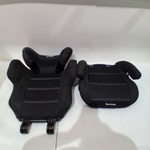 HARMONY 2-IN-1 DREAMTIME ELITE HIGH-BACK BOOSTER CAR SEAT WITH CUP HOLDER - 40 -110LBS - BLACK (MODEL: 0303029BLK) image 3