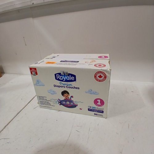 96PK ROYALE PREMIUM DIAPERS - SIZE 1 - 8 TO 14LBS image 2