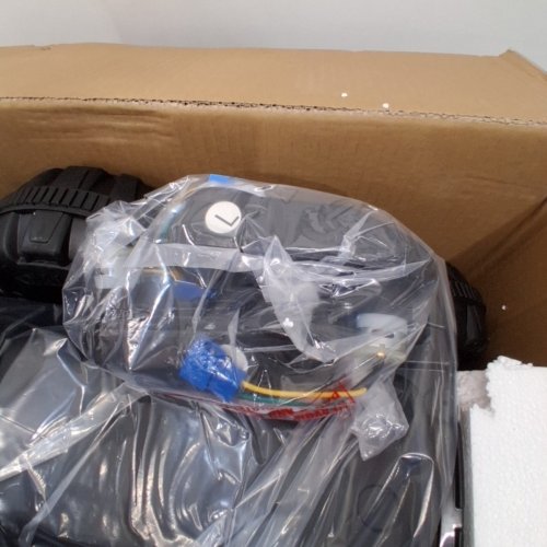 GARVEE KIDS ELECTRIC RECHARGEABLE RIDE-ON-CAR QUAD ATV - 44LBS MAX/12V - BLACK (MODEL: WH8806) image 4