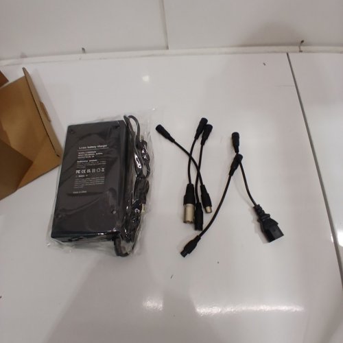 TNVODEJO LI ION BATTERY CHARGER MULTIPLE PLUGS - 67.2V - 5A - BLACK (MODEL: LI16S50A(B)) image 2
