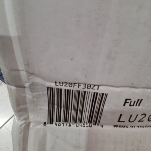 LUCID 5-ZONE GEL MEMORY FOAM MATTRESS TOPPER - FULL / 2" THICK - PURPLE (MODEL: LU20FF30ZNGT) image 2