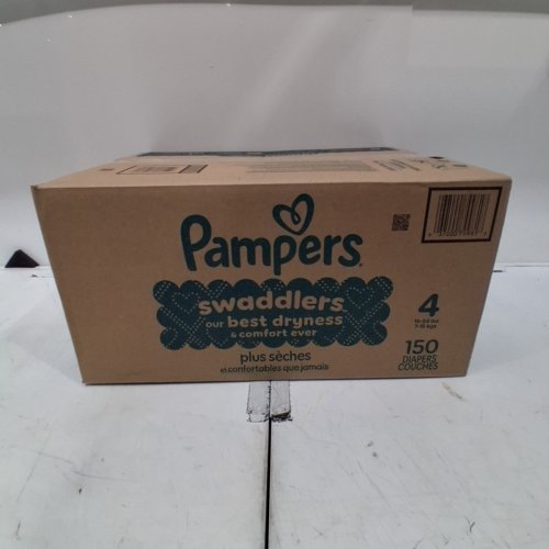 150PK PAMPERS SWADDLERS ACTIVE BABY DIAPERS - SIZE 4 - 37LBS image 3