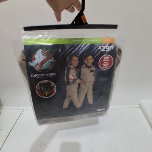 2PC DISGUISE TODDLER GHOSTBUSTERS FROZEN EMPIRE COSTUME - 3-4T - KHAKI (STYLE: 0865MS01) image 4