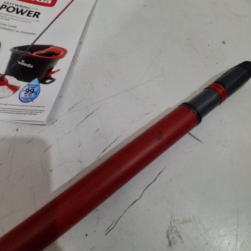 VILDEA EASYWRING SPIN MOP & BUCKET SYSTEM - 22" TO 36" - BLACK/RED image 4