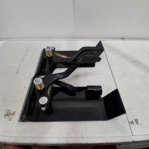 2PC QUICK-CONNECT CONVERSION ADAPTER FOR SKID STEER LOCK BOX TRACTOR - UNIVERSAL FIT - BLACK image 2