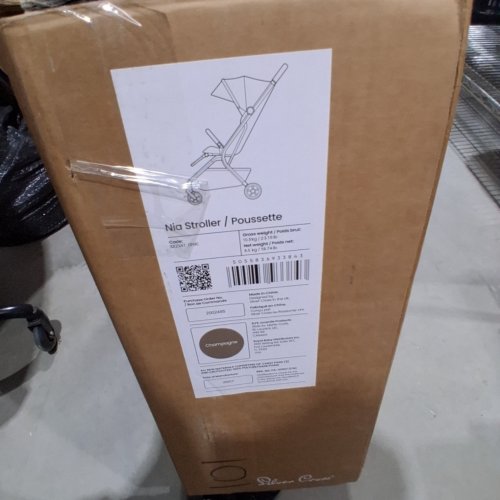 SILVER CROSS SILVER CROSS NIA COMPACT TRAVEL STROLLER - 55LBS MAX - CHAMPAGNE image 2