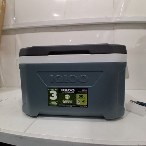 IGLOO PROFILE II COOLER - 47 CANS - 50QT - GREY (MODEL:4907754) image 2