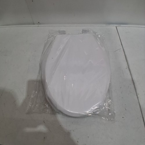 TOWO ELONGATED OPEN FRONT TOILET SEAT- 18.11" -WHITE (MODEL: 180498) image 2