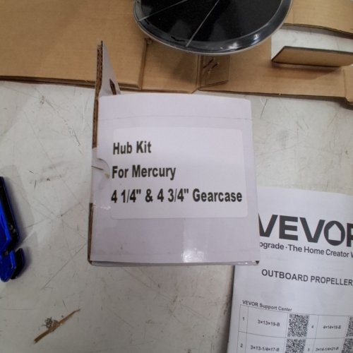 VEVOR MERCURY MERCRUISER 13 X 19 RH BOAT PROPELLER - BLACK (MODEL: 48-77346A45) image 4