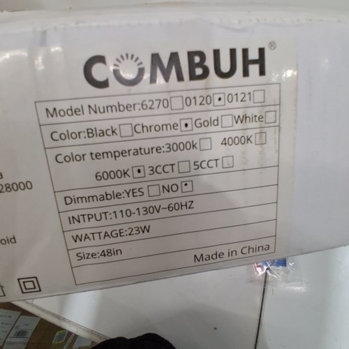 COMBUH LED BATHROOM VANITY LIGHT - 48" image 2
