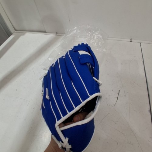 BASEBALL GLOVE -LEFT HANDED - 9.5" TO 12.5" - BLUE/WHITE image 2