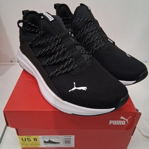 MEN'S PUMA RUNNING SHOE - SIZE 8 - BLACK (STYLE: 1976408) image 2