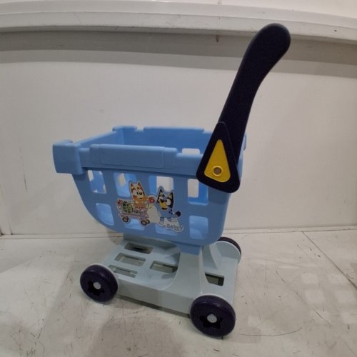 BLUEY THE SHOPPING TROLLEY AND GROCERY ACCESSORIES - 19.3" - BLUE image 2