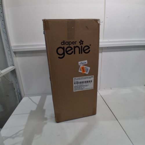DIAPER GENIE PLATINUM STAINLESS STEEL DIAPER PAIL - 27" - SAGE GREEN/ WHITE (MODEL: I000811) image 4