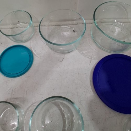18PC PYREX SIMPLY STORE FOOD STORAGE SET CLEAR/MULTICOLOR image 3