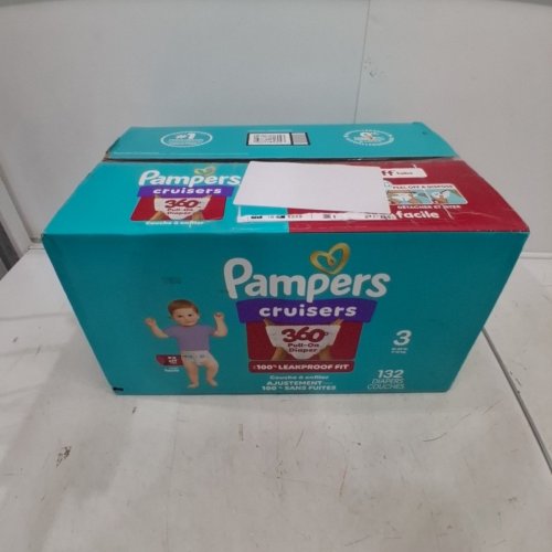 132PK PAMPERS CRUISERS 360° GAP-FREE FIT DISPOSABLE BABY DIAPERS - SIZE 3 (16-28LBS) image 2