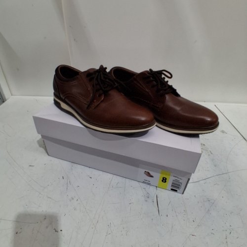 MENS ALDO CASUAL HYBRID DRESS SHOE - SIZE 8 - BROWN (STYLE : 1988328) image 2