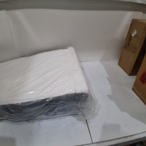 VEKKIA EXTRA-LONG WEDGE PILLOW WOTH WASHABLE COVER - 34" X 24" X 5.5" - WHITE/GREY image 4