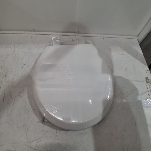 MAYFAIR BEAMIS NEXTSTEP2 ROUND WOOD TOILET SEAT WITH BUILT-IN POTTY TRAINING SEAT, SLOW-CLOSE - 16.5" - WHITE (MODEL: 888SLOW 000) image 2