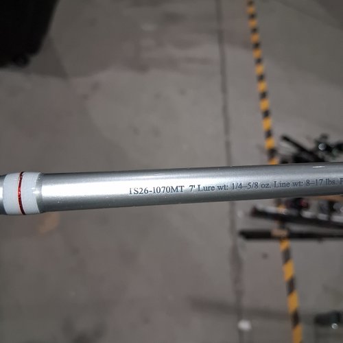 BPS TOURNEY SPECIAL SPINNING COMBO FISHING ROD - 7FT - MEDIUM - FAST - GREY - (MODEL:TS26-3066MS-2) image 2