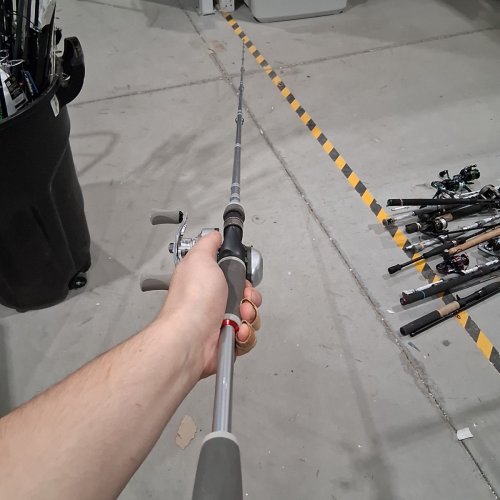 BPS TOURNEY SPECIAL SPINNING COMBO FISHING ROD - 7FT - MEDIUM - FAST - GREY - (MODEL:TS26-3066MS-2) image 3
