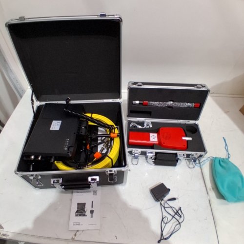 GARVEE PIPE INSPECTION SYSTEM - 512HZ LOCATOR, 165FT PIPELINE INSPECTION CAMERA - YELLOW/RED (ITEM: QN5KD/QN5KE) image 2