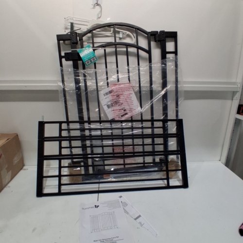 SUMMER MULTI-USE WALK-THRU DECORATIVE BABY GATE - 28.5" - 48" X 36" - BLACK image 2