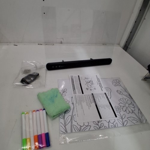 SLOTHCLOUR RECHARGEABLE LED DRAWING BOARD WITH 14 LIGHT EFFECTS AND BUILT-IN KICKSTAND - 16" - BLACK (MODEL: JSK-X16) image 4