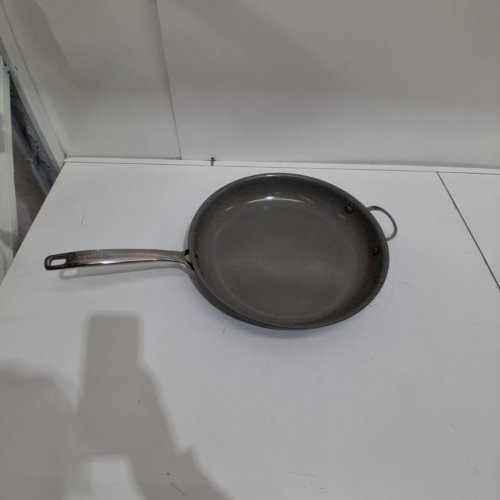 GREENPAN MAGNETO 2 INDUCTION CERAMIC ANODIZED NON-STICK FRYING PAN - 14" - GREY/BLUE (MODEL: 1901803) image 2
