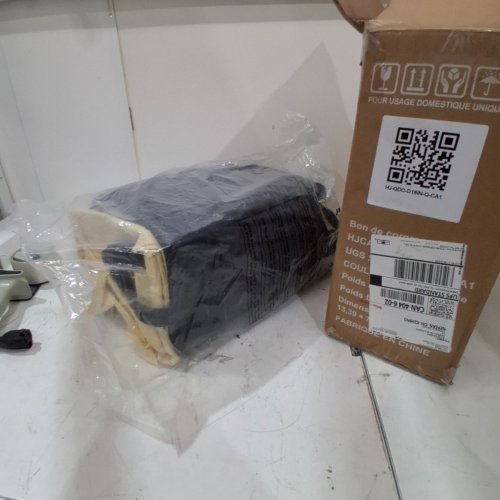 PIOCH INFLATABLE AIR MATTRESS WITH BUILT-IN HIGH CAPACITY PUMP - QUEEN 18" - BLACK/BEIGE (MODEL: QDC-D18IN-Q) image 2