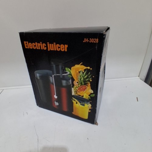 ELECTRIC JUICER MACHINE FOR FRUIT AND VEGETABLES - BLACK (MODEL: JH-3028) image 5