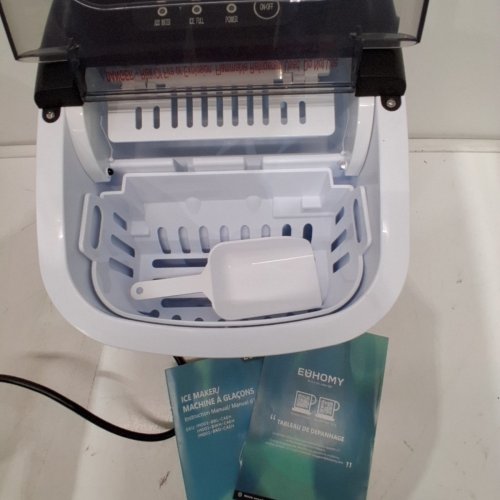 EUHOMY COUNTERTOP ICE MAKER WITH HANDLE - BLACK (MODEL: IM-06D) image 5