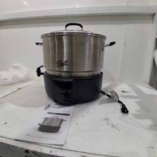 BALL EASYCANNER ELECTRIC WATER BATH CANNER - 21QT - STAINLESS STEEL PLASTIC image 3