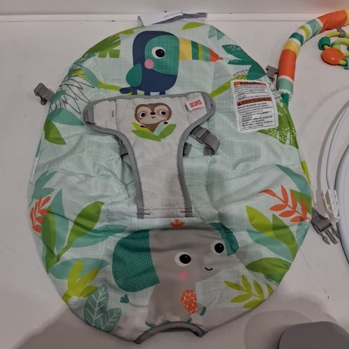 BRIGHT STARTS RAINFOREST VIBES VIBRATING BOUNCER - MULTI-COLOUR image 4