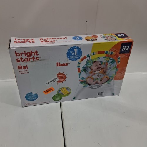 BRIGHT STARTS RAINFOREST VIBES VIBRATING BOUNCER - MULTI-COLOUR image 8