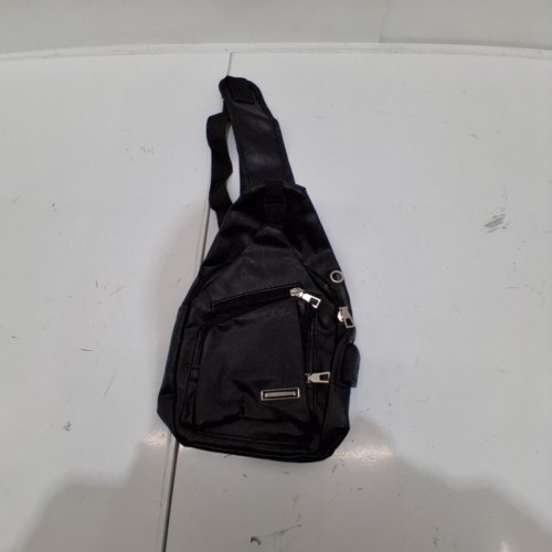 MULTIPURPOSE OVER THE SHOULDER SLING CROSSBODY BAG - BLACK image 2
