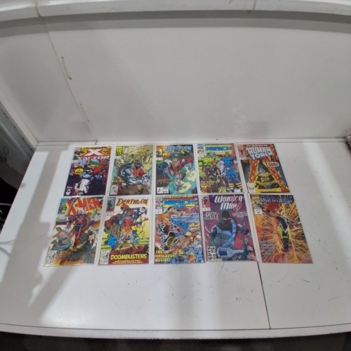 10 ASSTD MARVEL COMIC BOOKS - X-MEN #2, DETHLOK #5,21,22, HUMAN TORCH #3, MYS-TECH WARS #1,2, DARK ANGEL #9, WONDER MAN #4, X-FACTOR #72 - VARIOUS AUTHORS image 2