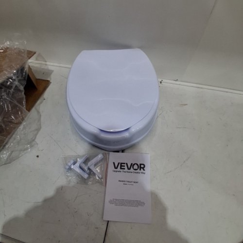 RAISED TOILET SEAT RISER - 4" RAISED - WHITE - (MODEL: FBL760600) image 2