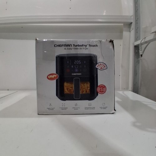 CHEFMAN TURBOFRY TOUCH EASY VIEW AIR FRYER- 4L - BLACK (MODEL: ‎RJ38-4TW-BLACK-CA) image 5