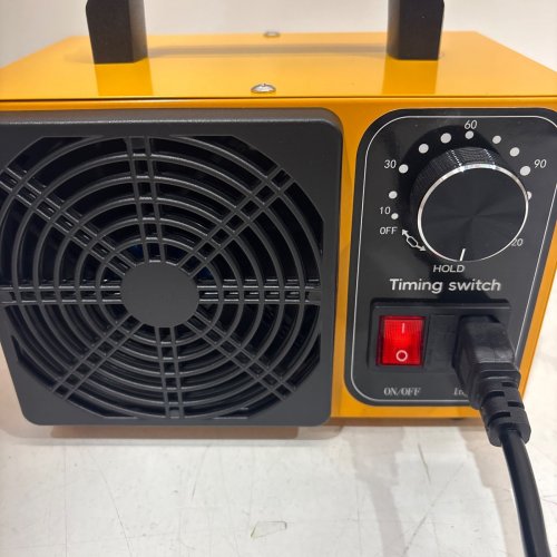 DUAL TURBOFAN NEGATIVE ION GENERATOR - 50W-70W - YELLOW/BLACK (MODEL: HS-A03-TY-N0) image 2