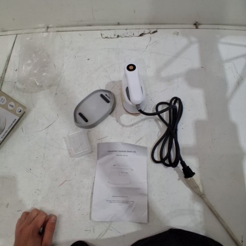 LIEBSSEN PORTABLE HANDHELD CLOTHING STEAM IRON - 50W - WHITE (MODEL: RX-2292) image 3