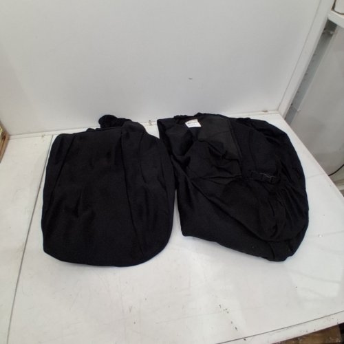 2PK CAR PASS NEOPRENE WATERPROOF FRONT CAR SEAT COVERS - UNIVERSAL FIT - BLACK (MODEL: ZT-006-1BK1-WF) image 4