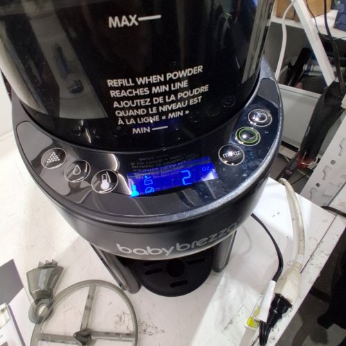 BABY BREZZA FORMULA PRO ADVANCED FORMULA DISPENSER MACHINE, AUTOMATICALLY MIX A HOT FORMULA BOTTLE QUICKLY - BLACK (MODEL: FRP0131) image 2