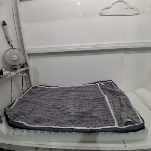 JOLIFIELD ORTHOPEDIC DOG BED PILLOW - 42" X 28" - GREY/WHITE (MODEL: JDM-CTG-HUI42) image 2